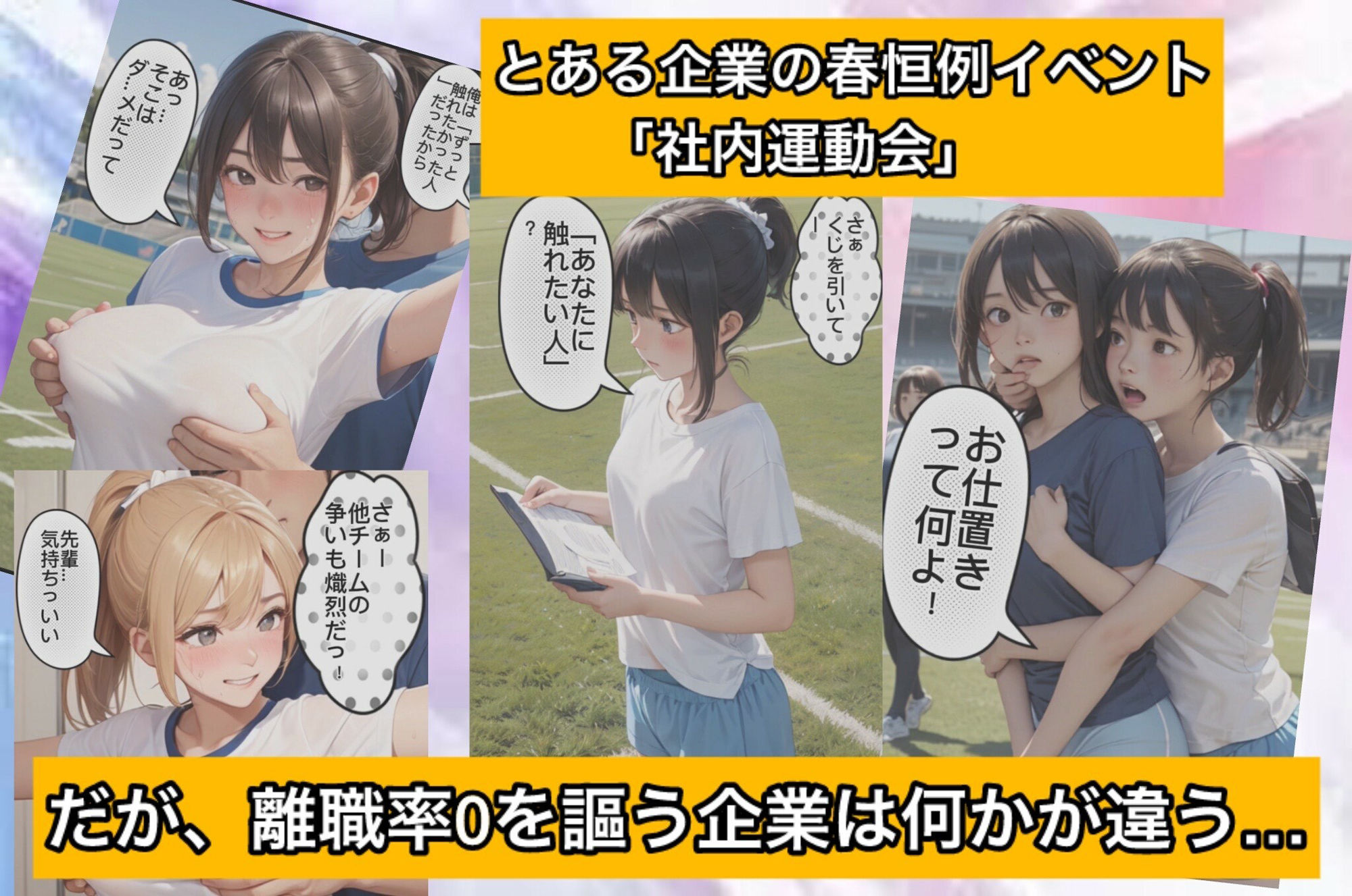 羞恥の社内運動会〜勝たないと、犯られる〜 サンプル1ページ目
