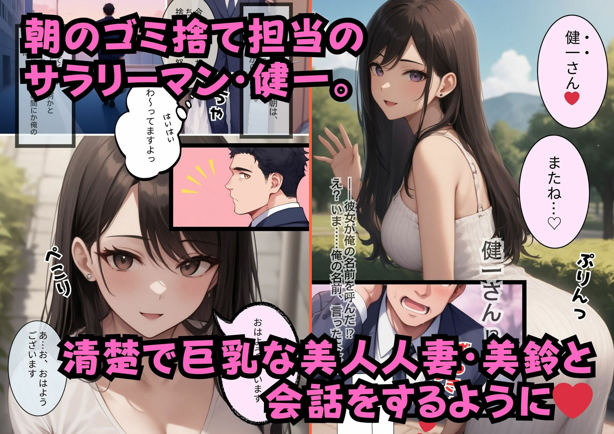 隣の人妻は何も言わずに孕みたい！〜デリヘル呼んだら憧れのお隣の人妻だったからNTRして托卵させちゃいました〜 サンプル2ページ目