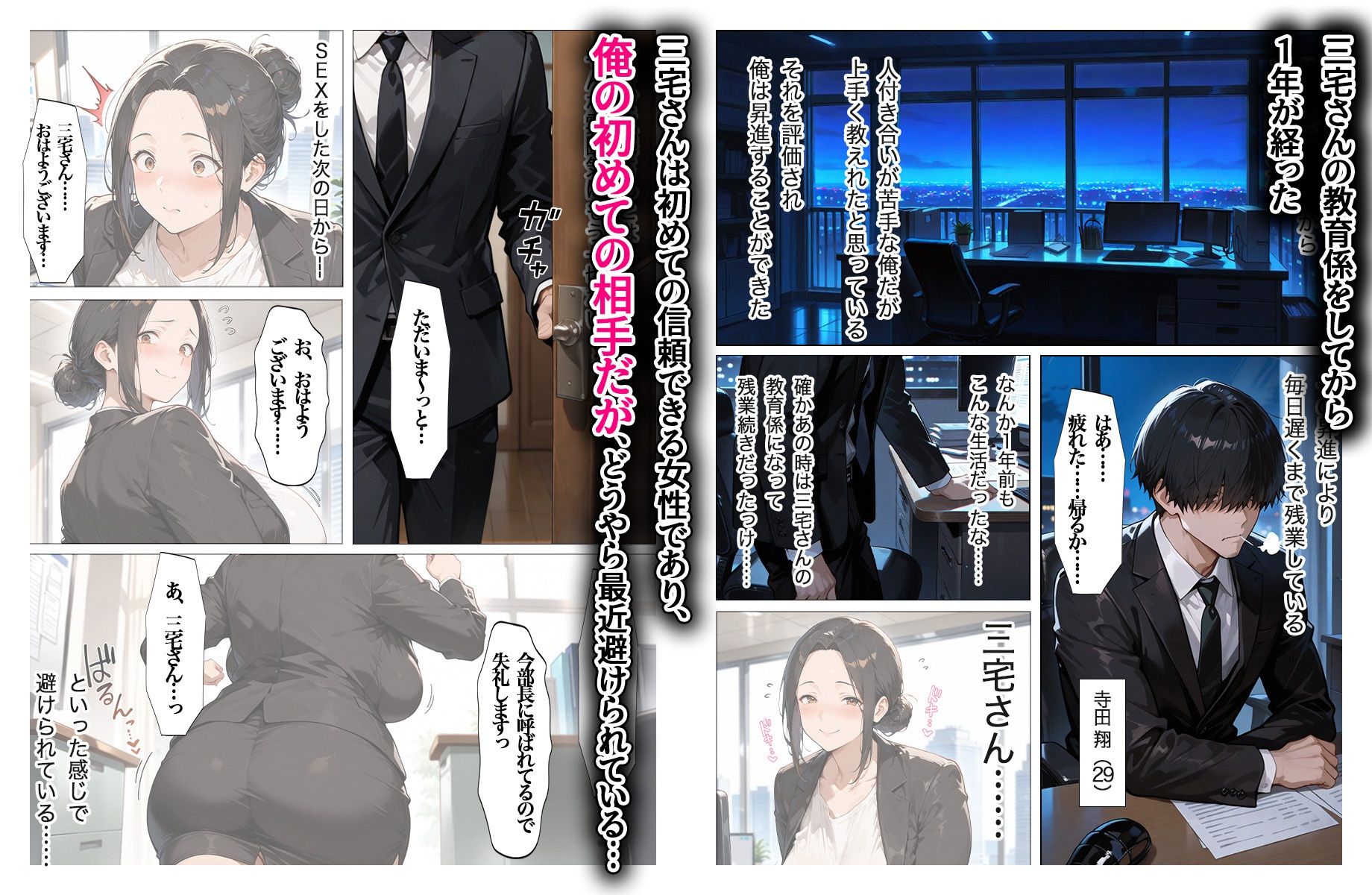 むちむち爆乳パート主婦とイチャラブあまあま種付けSEX サンプル1ページ目