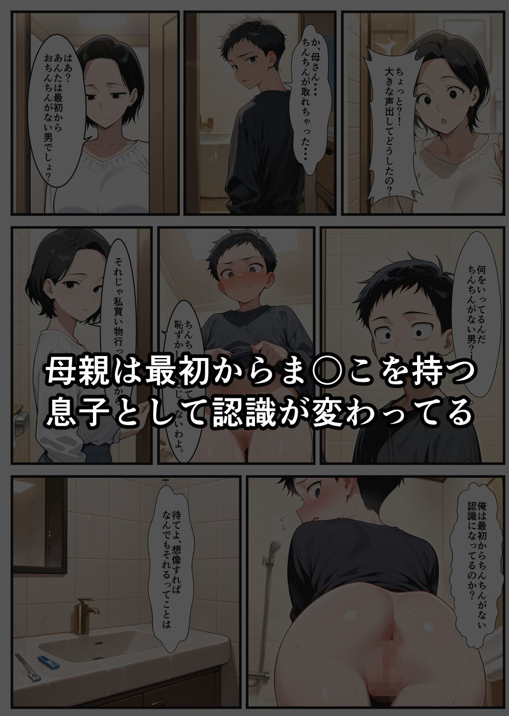 なんでも剃れるカミソリで TSF現実改変 サンプル3ページ目
