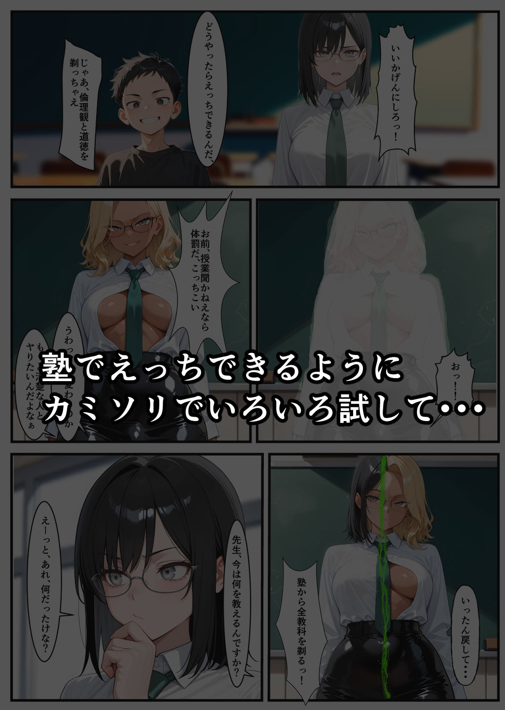 なんでも剃れるカミソリで TSF現実改変 サンプル7ページ目