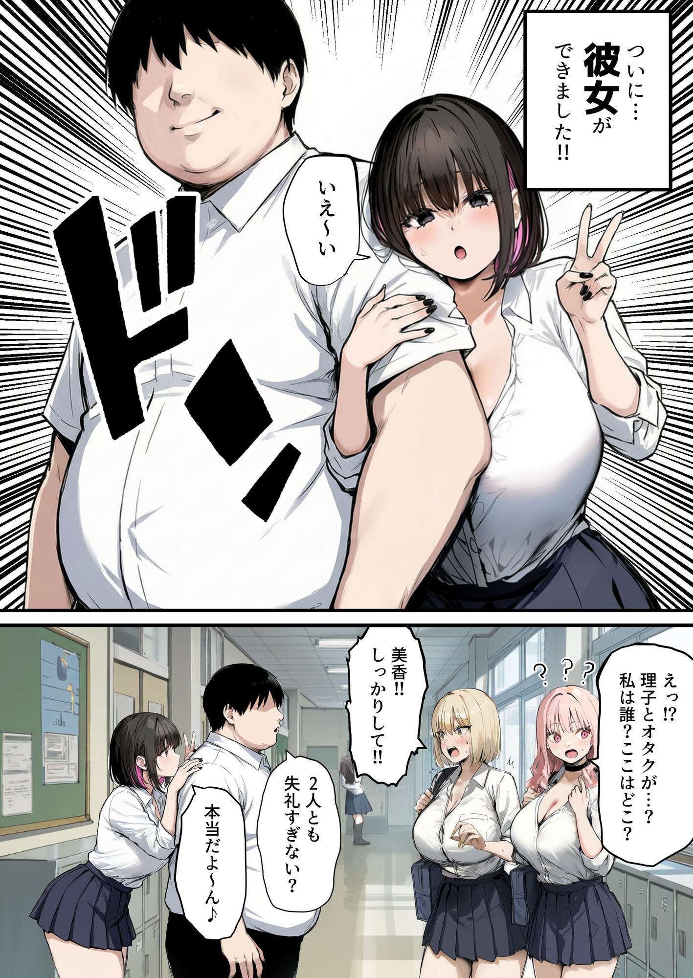 彼氏と喧嘩するたびに僕のチンポでオナニーするギャル4 サンプル2ページ目