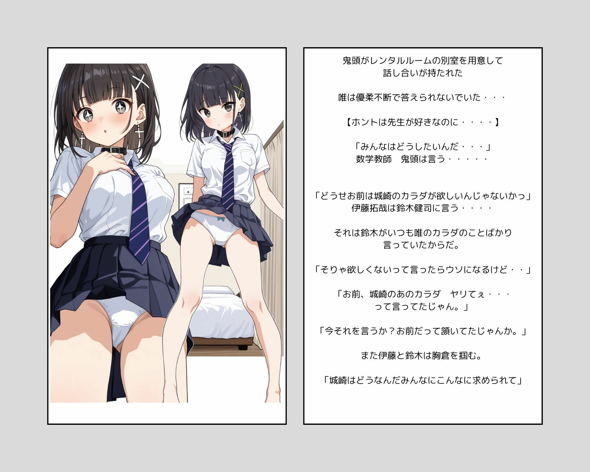 彼女の犯●れているところを見ていたい 僕らの学園アイドルの美少女が クラス担任にNTRされちゃう件 1 サンプル4ページ目