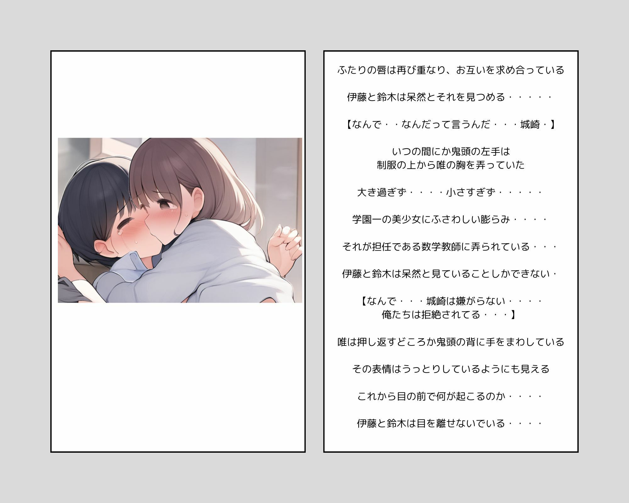彼女の犯●れているところを見ていたい 僕らの学園アイドルの美少女が クラス担任にNTRされちゃう件 1 サンプル9ページ目