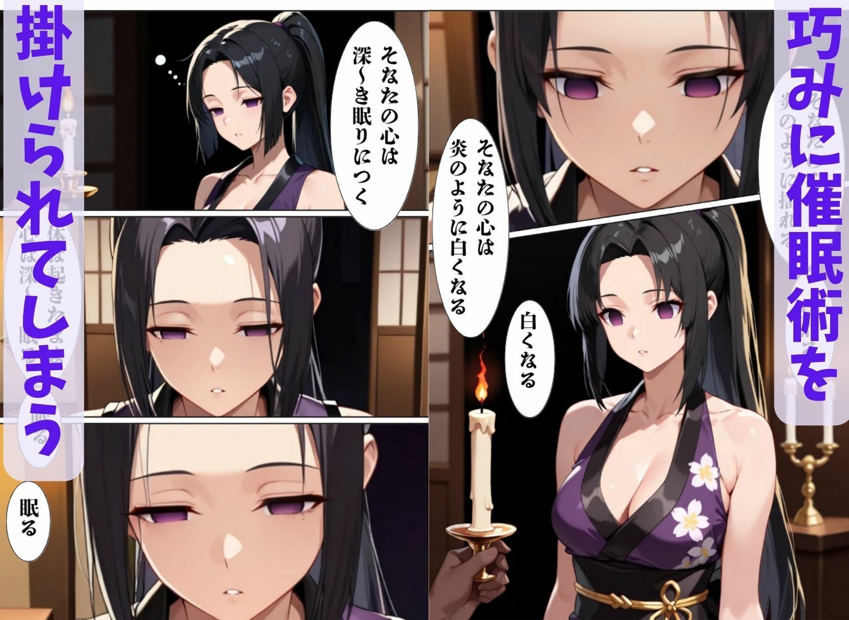 催◯くのいち乱れあやつり1 〜美人忍者は淫らな暗示で操られ言いなりの精処理人形になる〜 サンプル2ページ目
