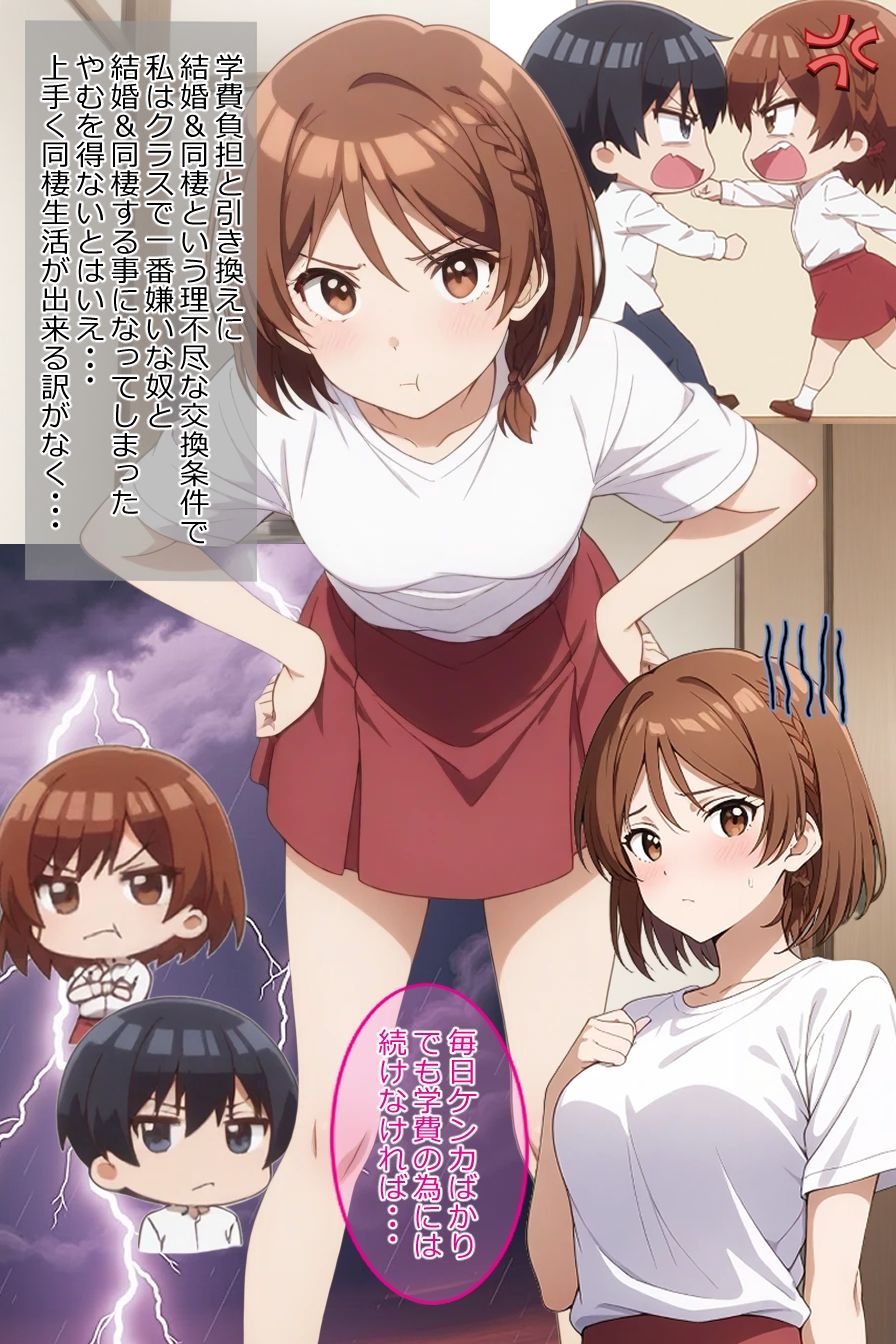 クラスで一番大嫌いな女子は大好きな女子！ サンプル1ページ目