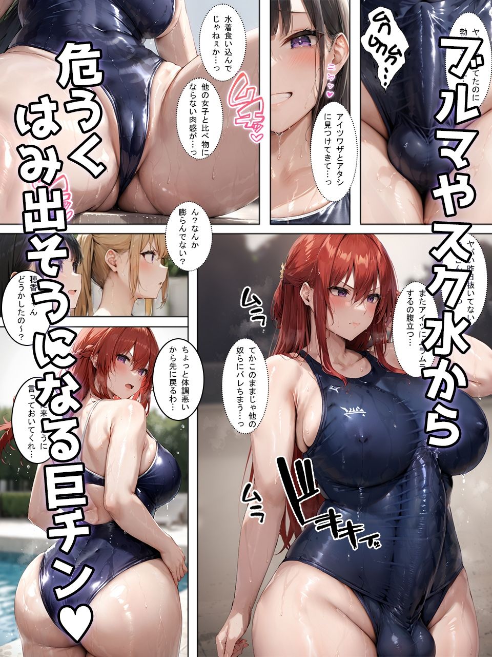 転校生はフタナリJK サンプル3ページ目