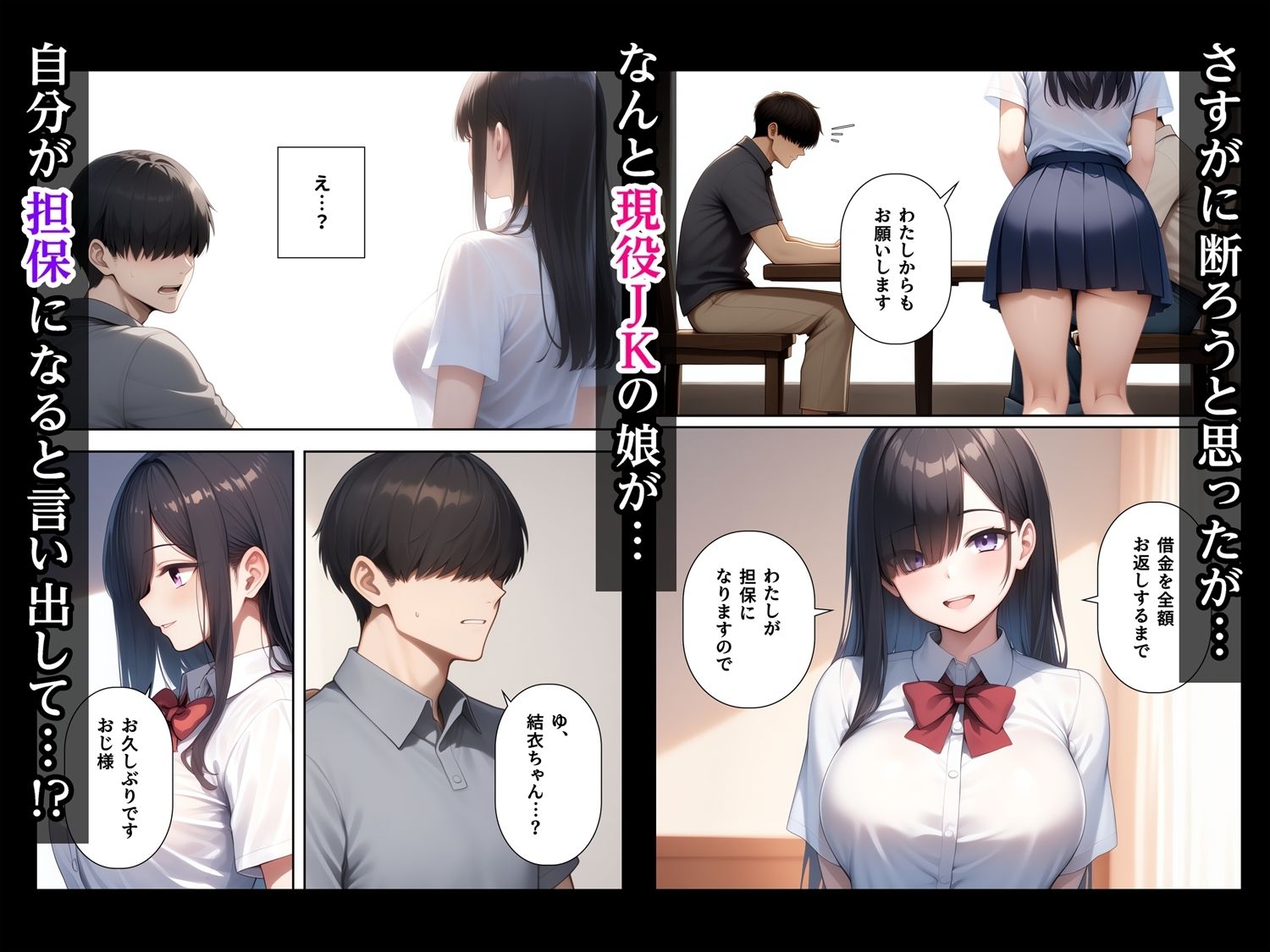 借金のカタは友人の娘 〜清楚な顔して毎晩俺に抱かれたがる〜 サンプル2ページ目