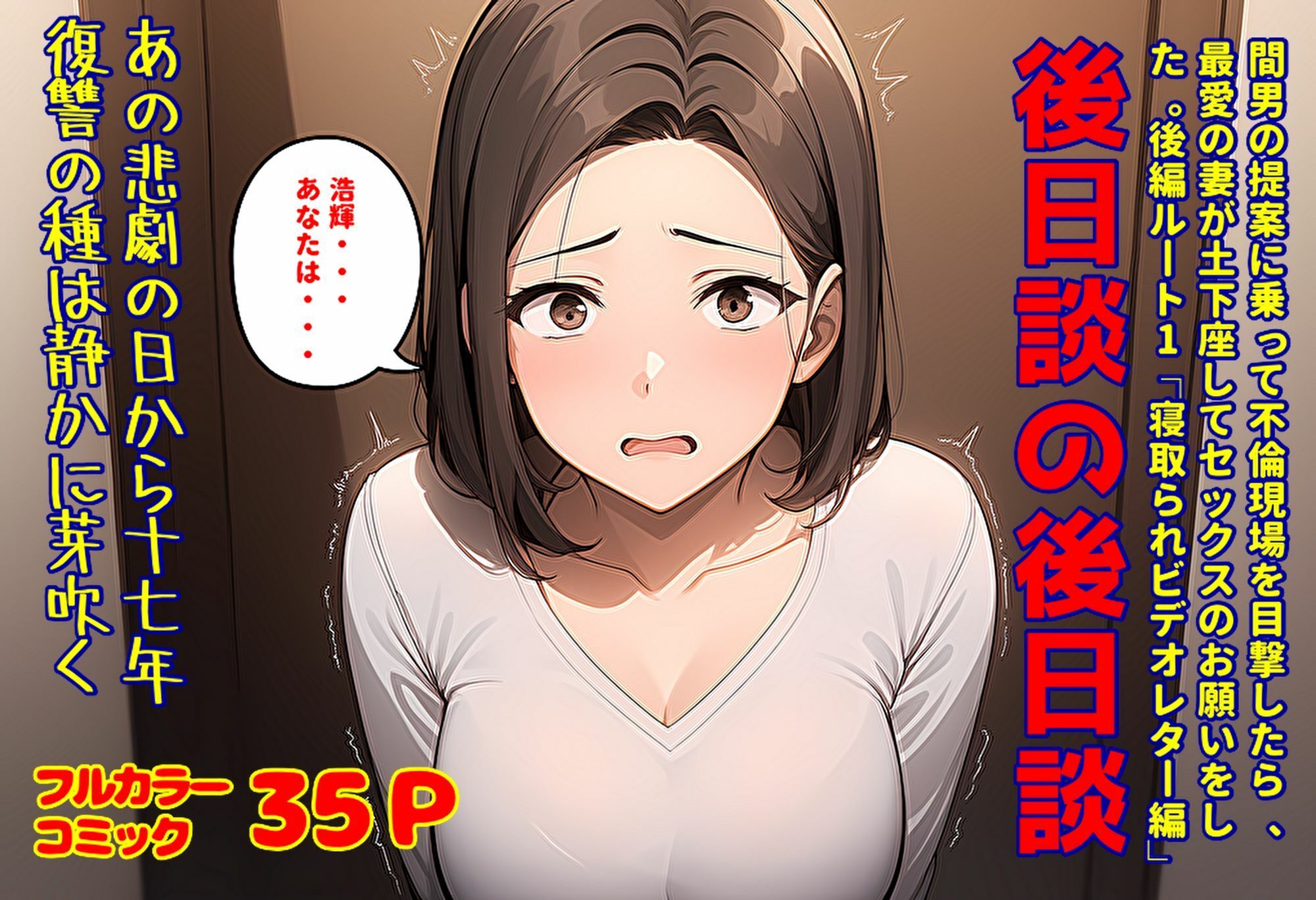間男の提案に乗って不倫現場を目撃したら、最愛の妻が土下座してセックスのお願いをした。総集編 サンプル5ページ目