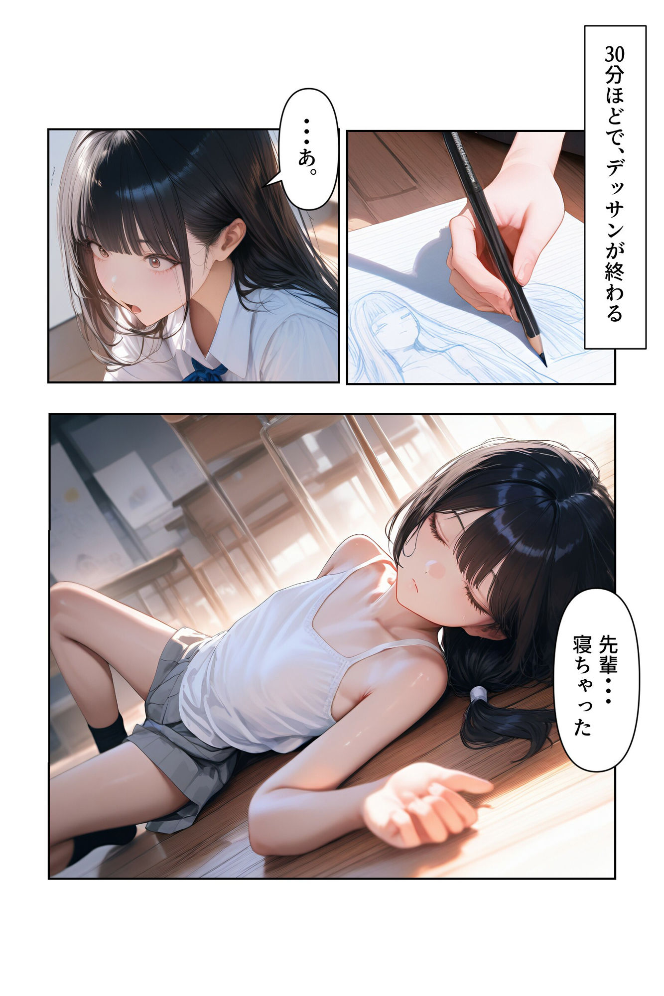 女装男子のJKハーレム生活6 サンプル4ページ目