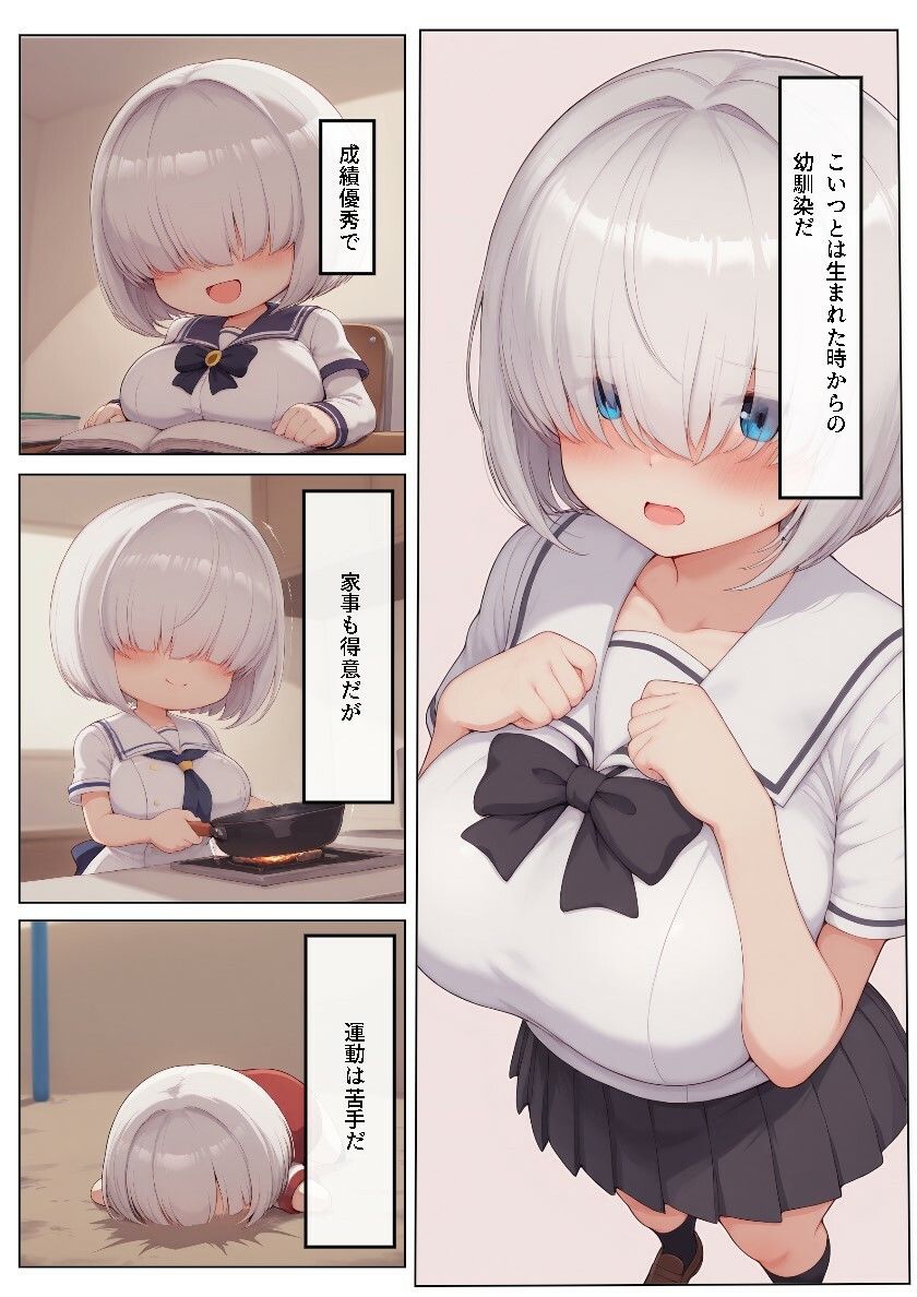 おさななじみの家族全員を食べちゃう話（長女編） サンプル1ページ目