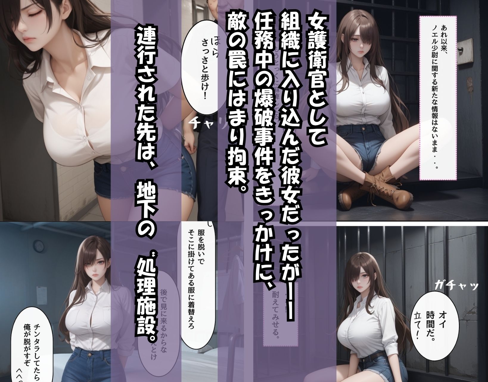 〜囚われた女戦士〜強●奉仕任務file01【搾精ナース編/レミリ―】 サンプル2ページ目