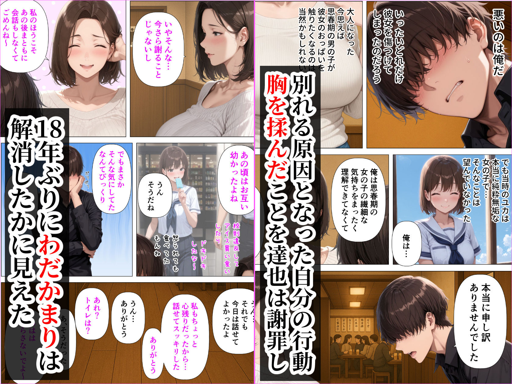 むちむち人妻になった元カノと同窓会で再会した童貞の濃密H  〜今日は私のカラダ好きに使って〜 サンプル3ページ目