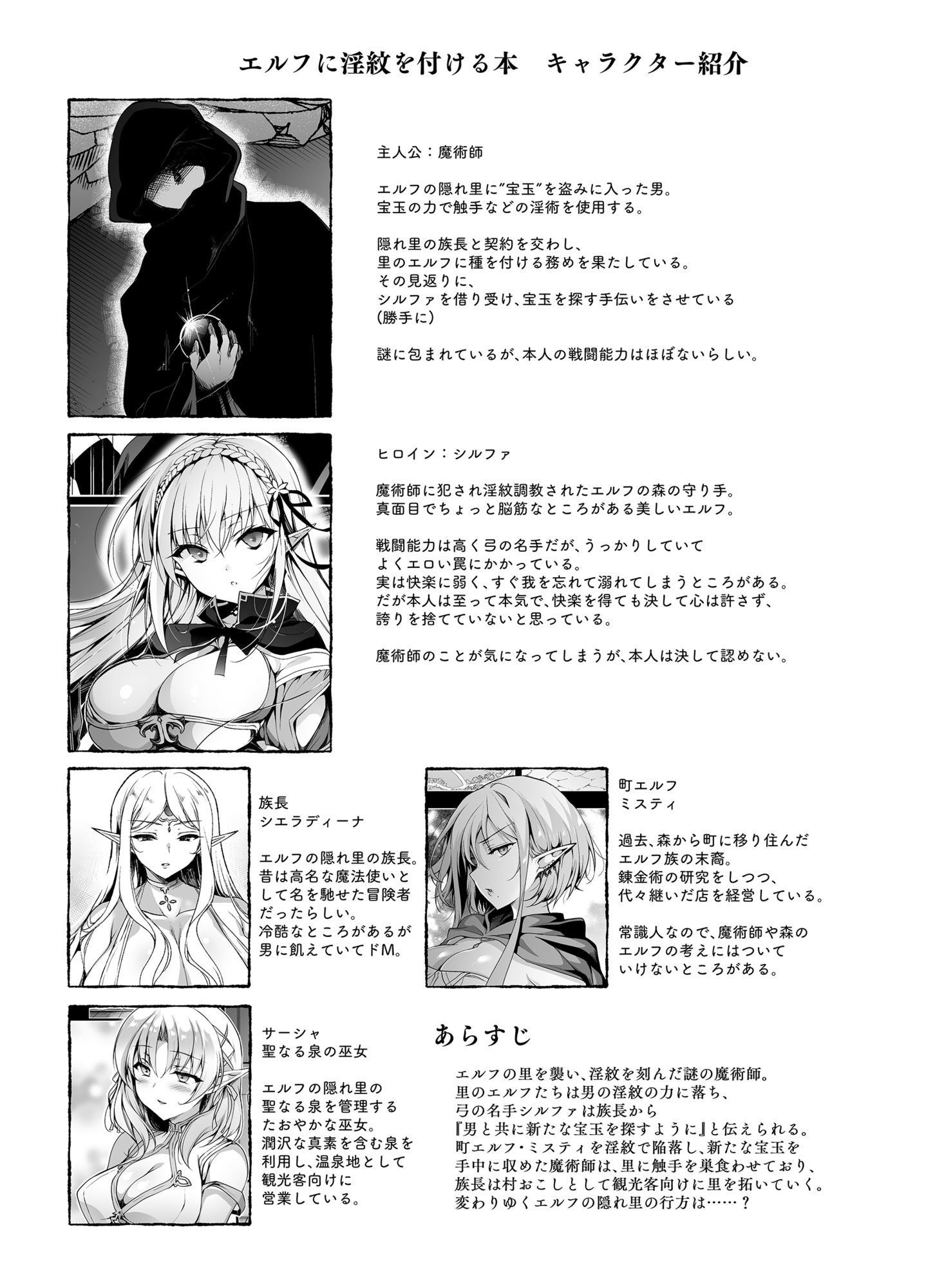 エルフに淫紋を付ける本 LEVEL:8 サンプル6ページ目