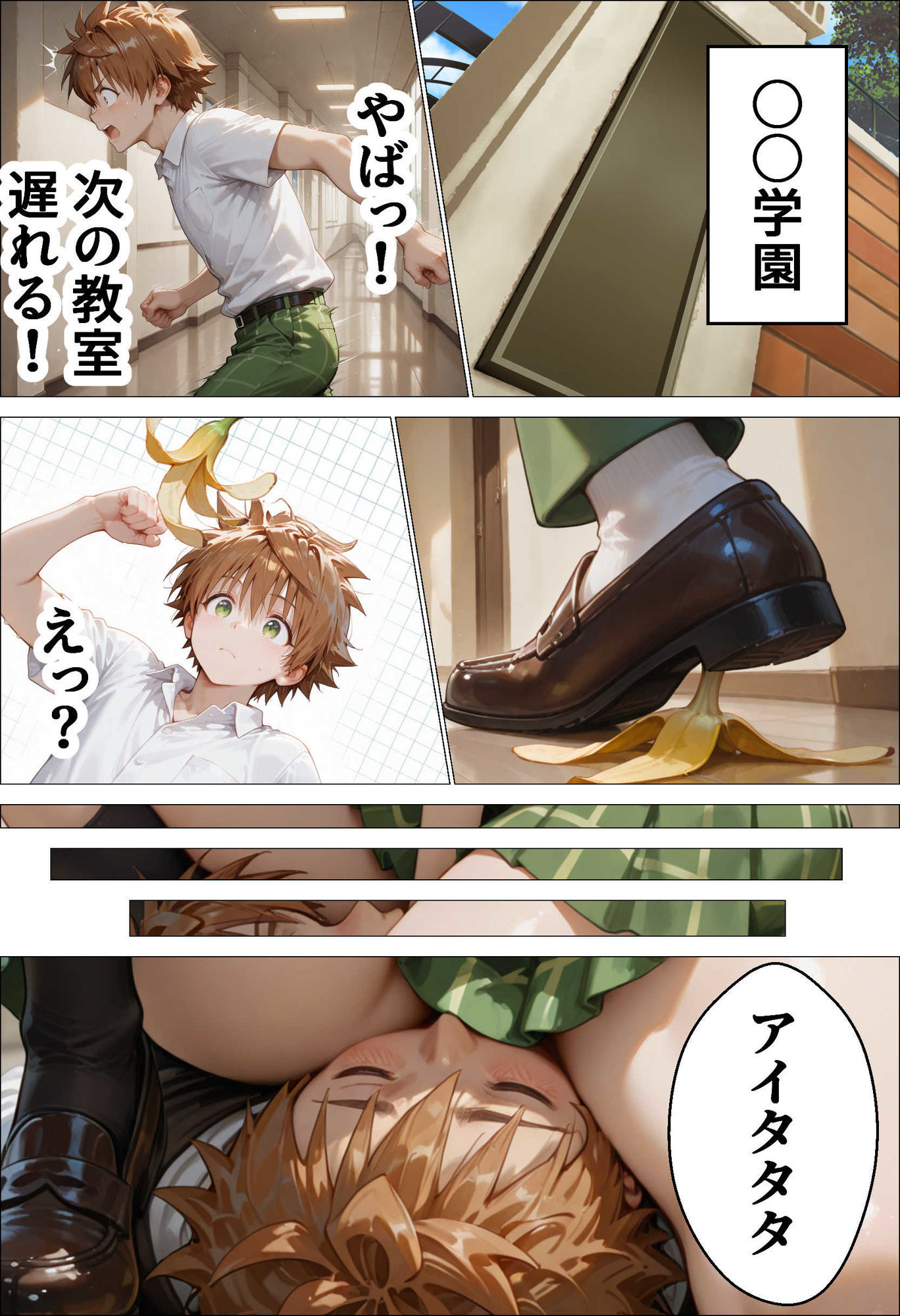 催●種付け学園 緊縛調教ボテ腹肉便器科へようこそ  西連寺〇菜と古〇川唯編 サンプル5ページ目
