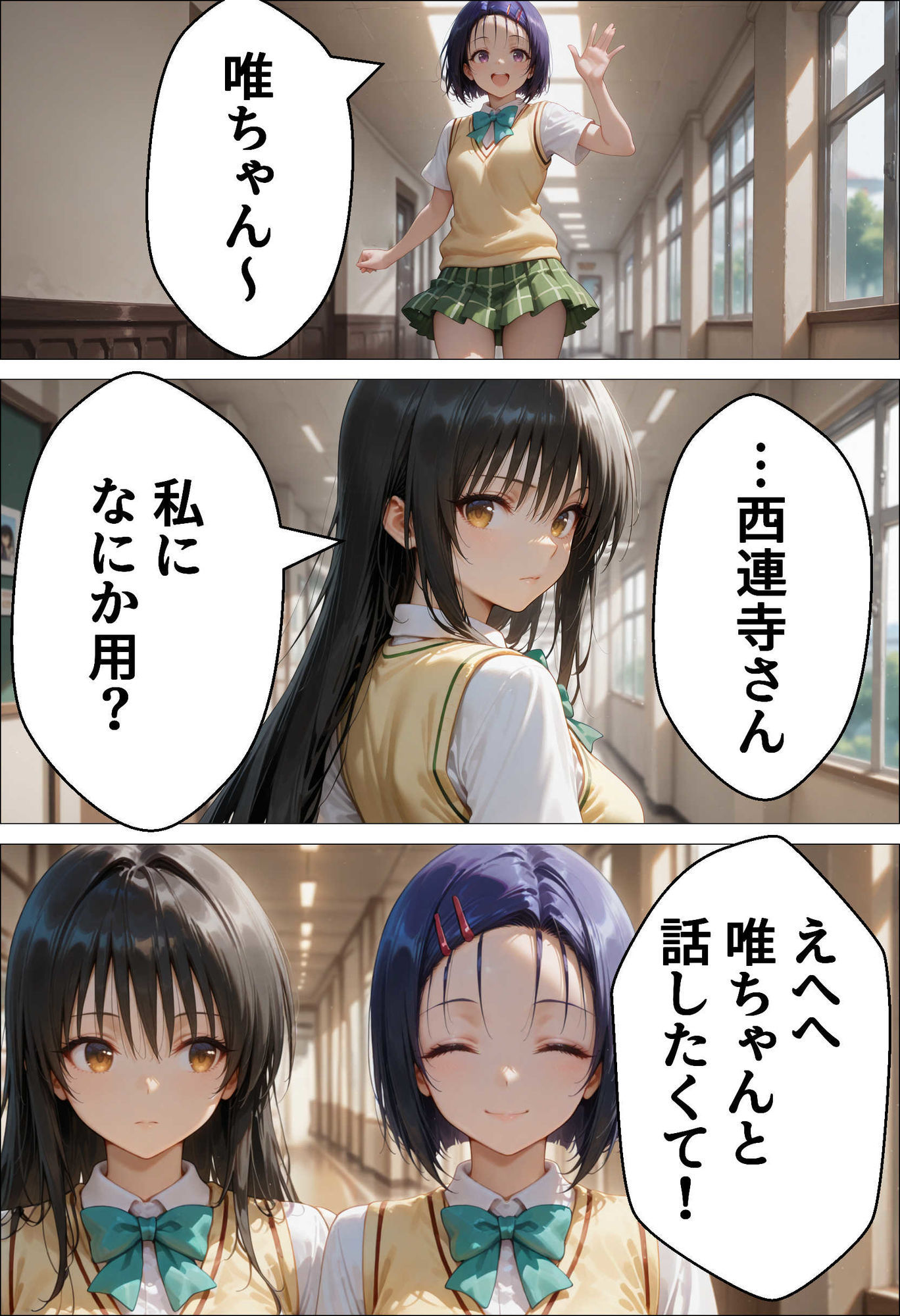 催●種付け学園 緊縛調教ボテ腹肉便器科へようこそ  西連寺〇菜と古〇川唯編 サンプル8ページ目