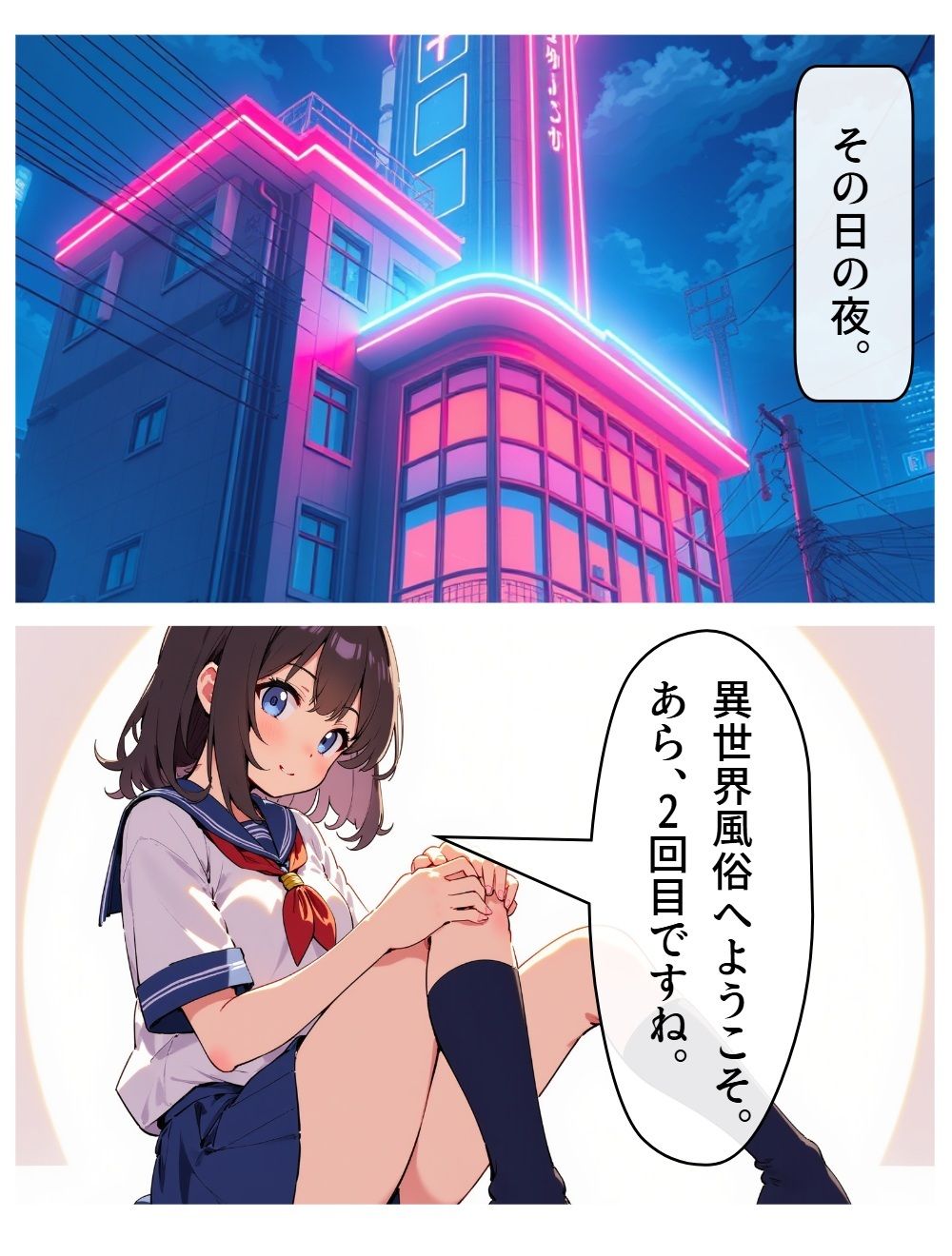 異世界風俗2 サンプル3ページ目