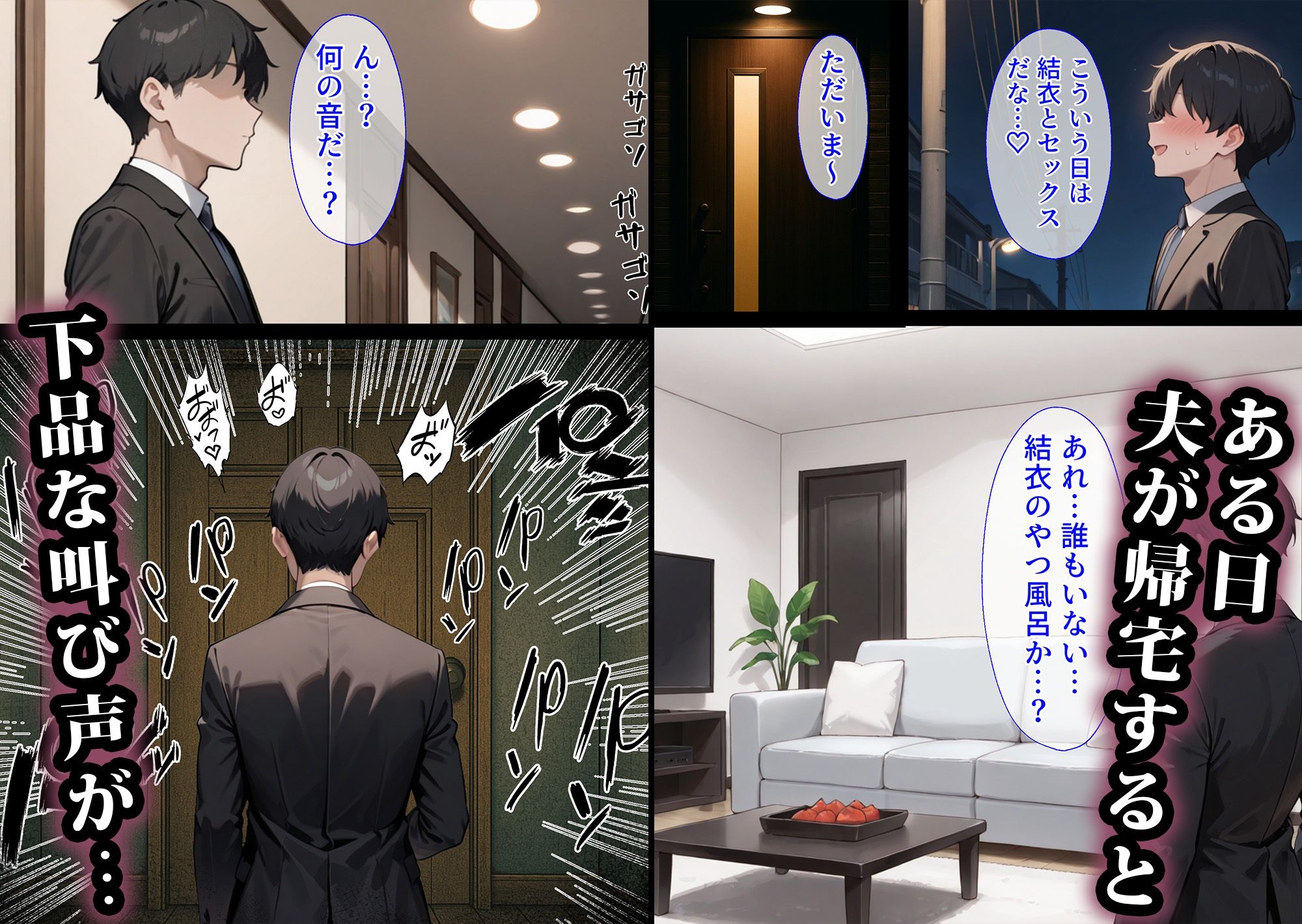 寝取られマンション〜おっとり妻編 サンプル8ページ目