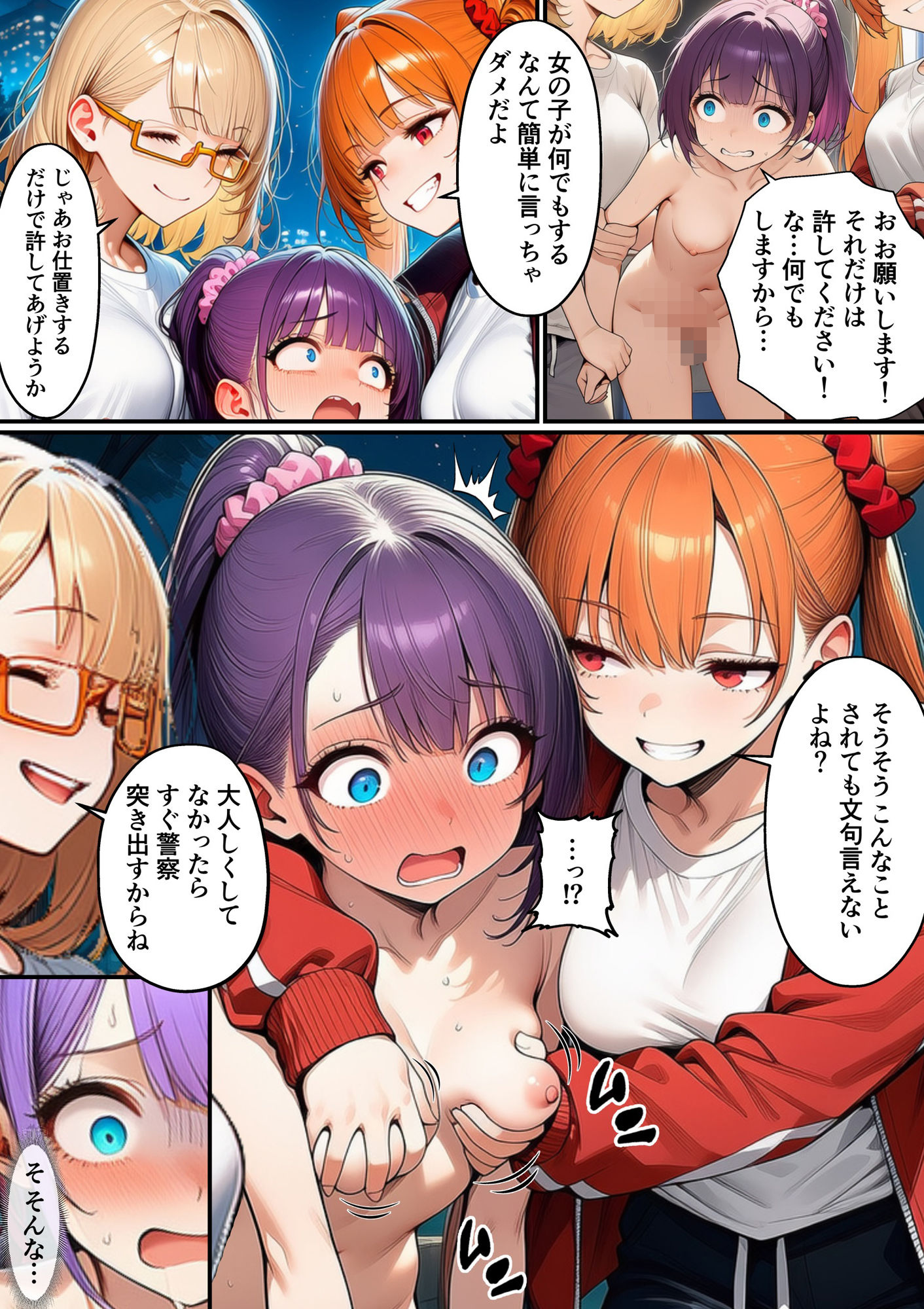 六住姉妹の露出騒動 サンプル7ページ目