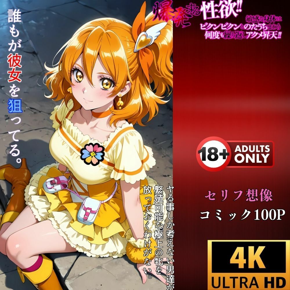 キュアパインちゃん洗脳アプリ‥おじさんの性処理人形 サンプル4ページ目