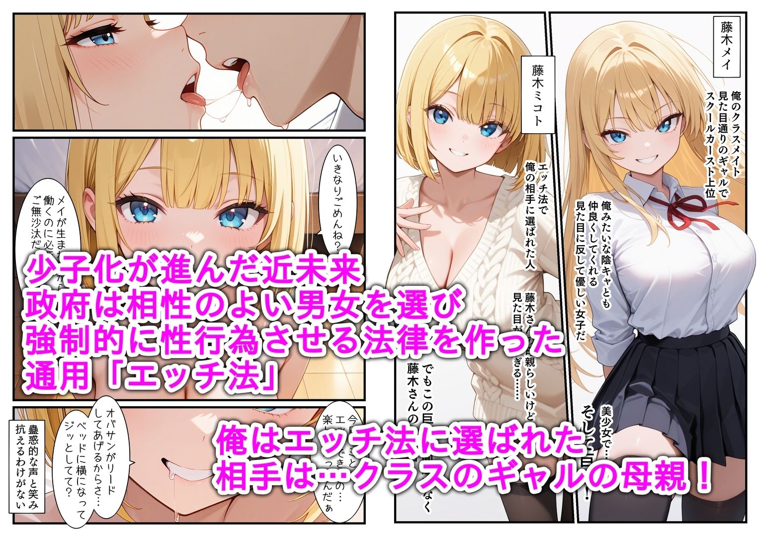クラスのギャルのママ（33）とエッチ サンプル1ページ目