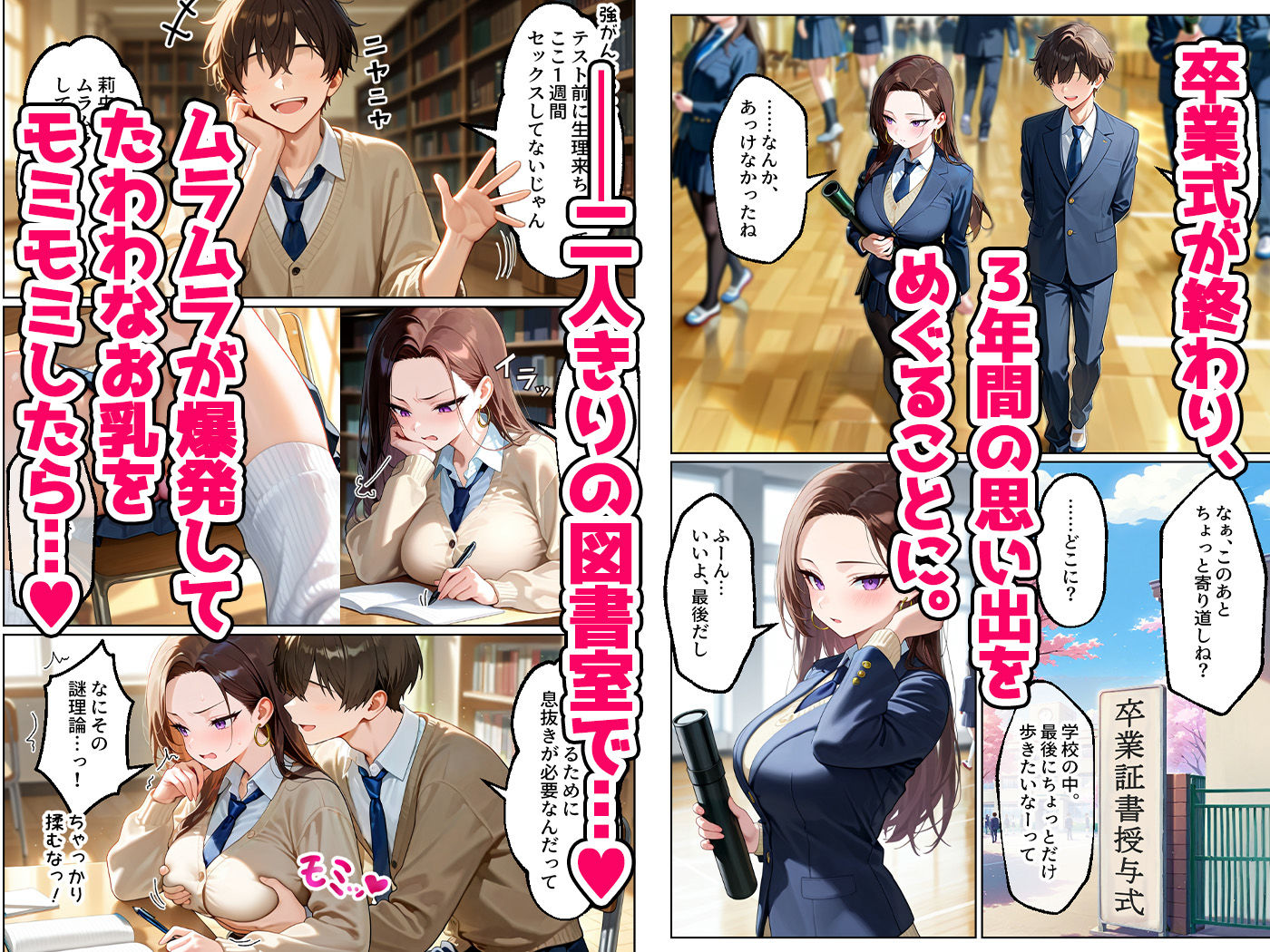 強気だけど実はチョロすぎる幼馴染ギャルー卒業・妊娠編ー サンプル2ページ目