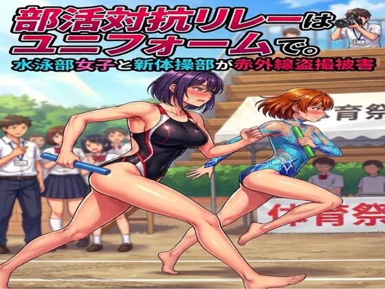 部活対抗リレーはユニフォームで。水泳部女子と新体操部が赤外線盗撮被害