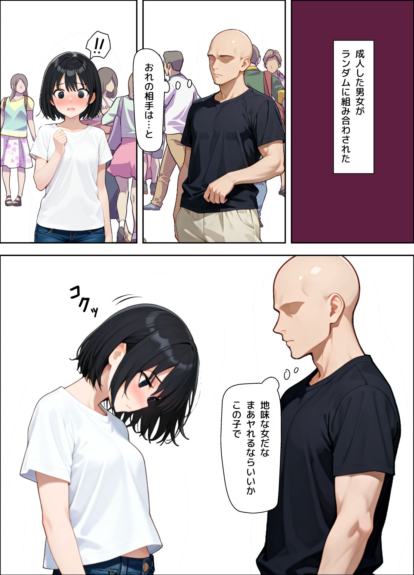 100回射精しないとセックスし続けられない世界 サンプル2ページ目