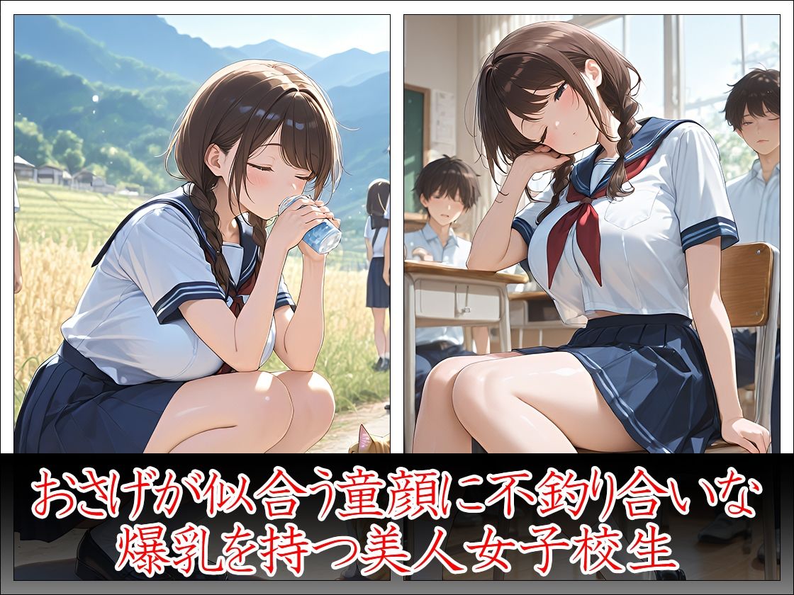 痴姦電車 爆乳女子校生の災難 サンプル2ページ目