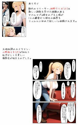 ブロンド巨乳ラブラブアナル撮影会〜ご主人様大好き サンプル1ページ目