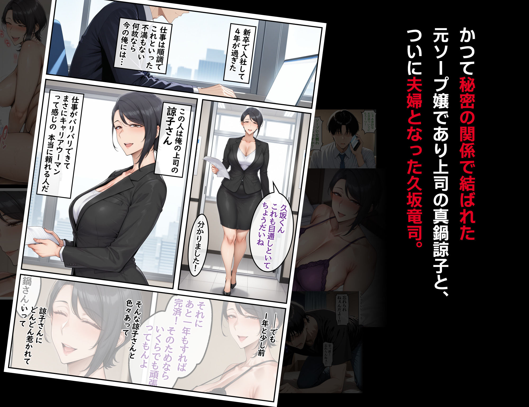 指名したソープ嬢がまさかの女上司だった件2 サンプル2ページ目