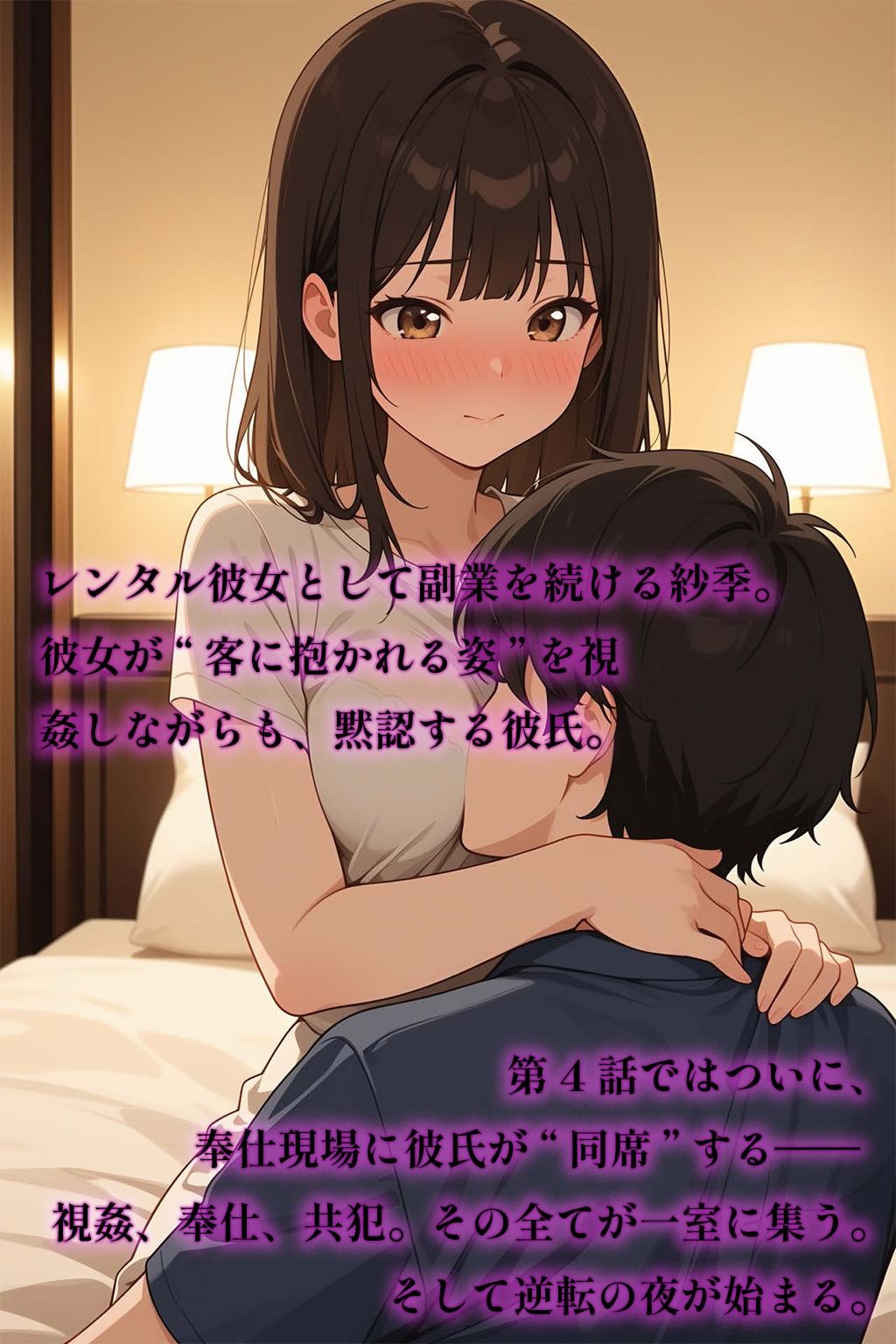 レンカノNTR 〜俺の彼女が堕ちる夜〜 第四話 サンプル1ページ目