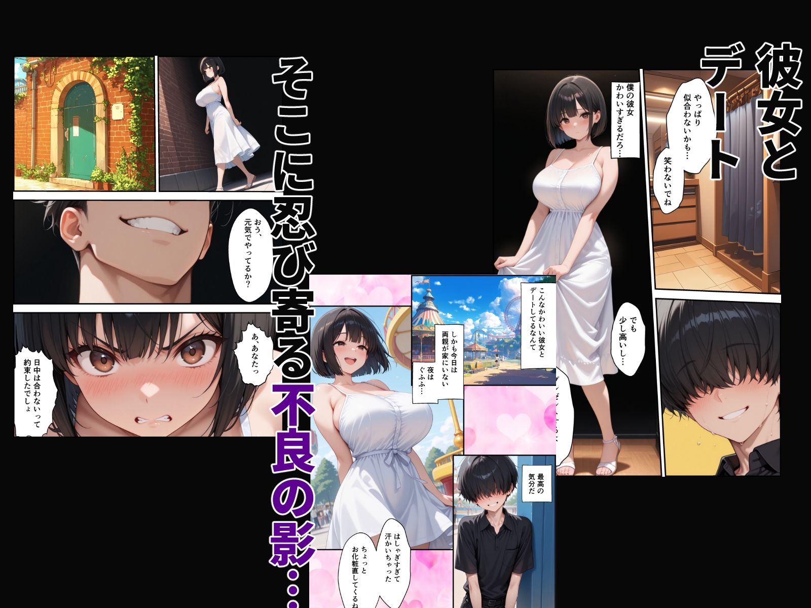 ボクを守るために不良の性奴●になっても絶対に堕ちないカノジョ3 サンプル7ページ目