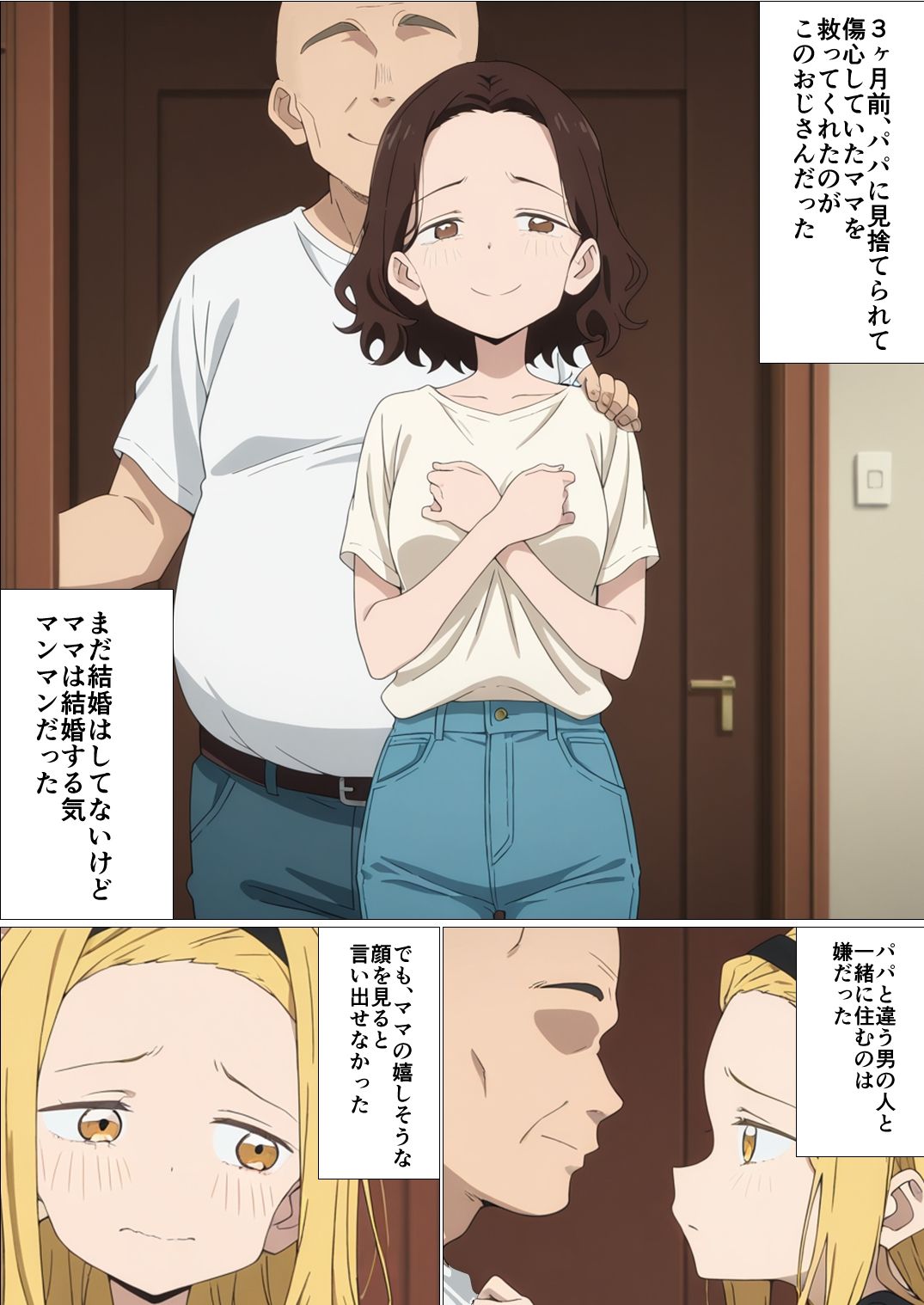 ママのためにおじさんチンポを受け入れる サンプル4ページ目