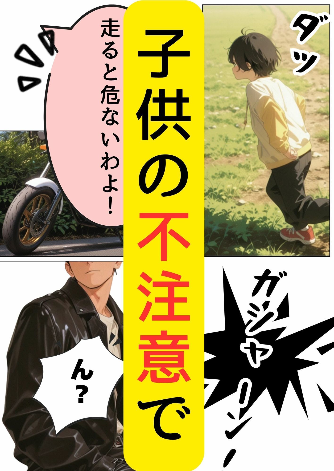 バイクを壊した人妻が弁償できないとどうなるか サンプル1ページ目