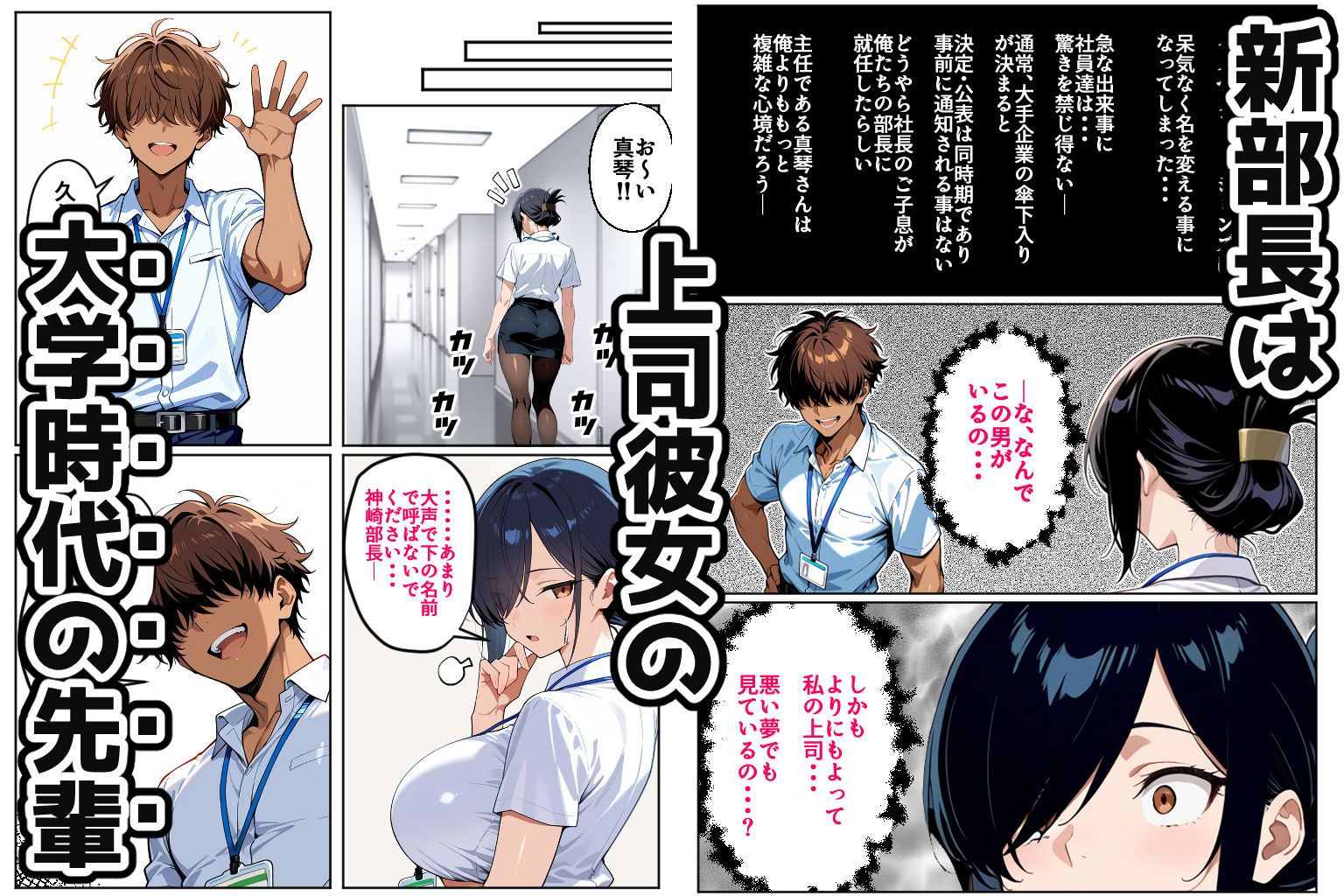 上司彼女が堕ちるまで（NTRカラーコミック195p） サンプル7ページ目