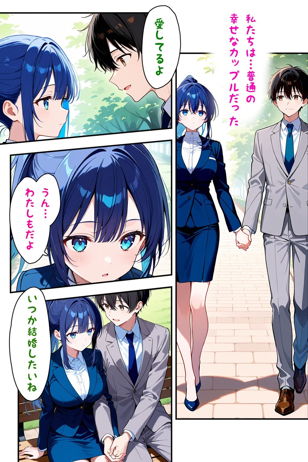 一夜の過ちから心も寝取られたOLの彼女 サンプル1ページ目