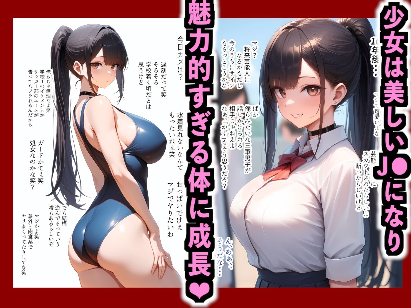 巨乳JKの下着を漁ってたら俺のことが大好きだと判明しイチャラブセ●クス サンプル2ページ目
