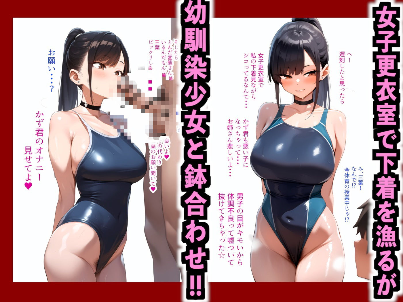 巨乳JKの下着を漁ってたら俺のことが大好きだと判明しイチャラブセ●クス サンプル3ページ目
