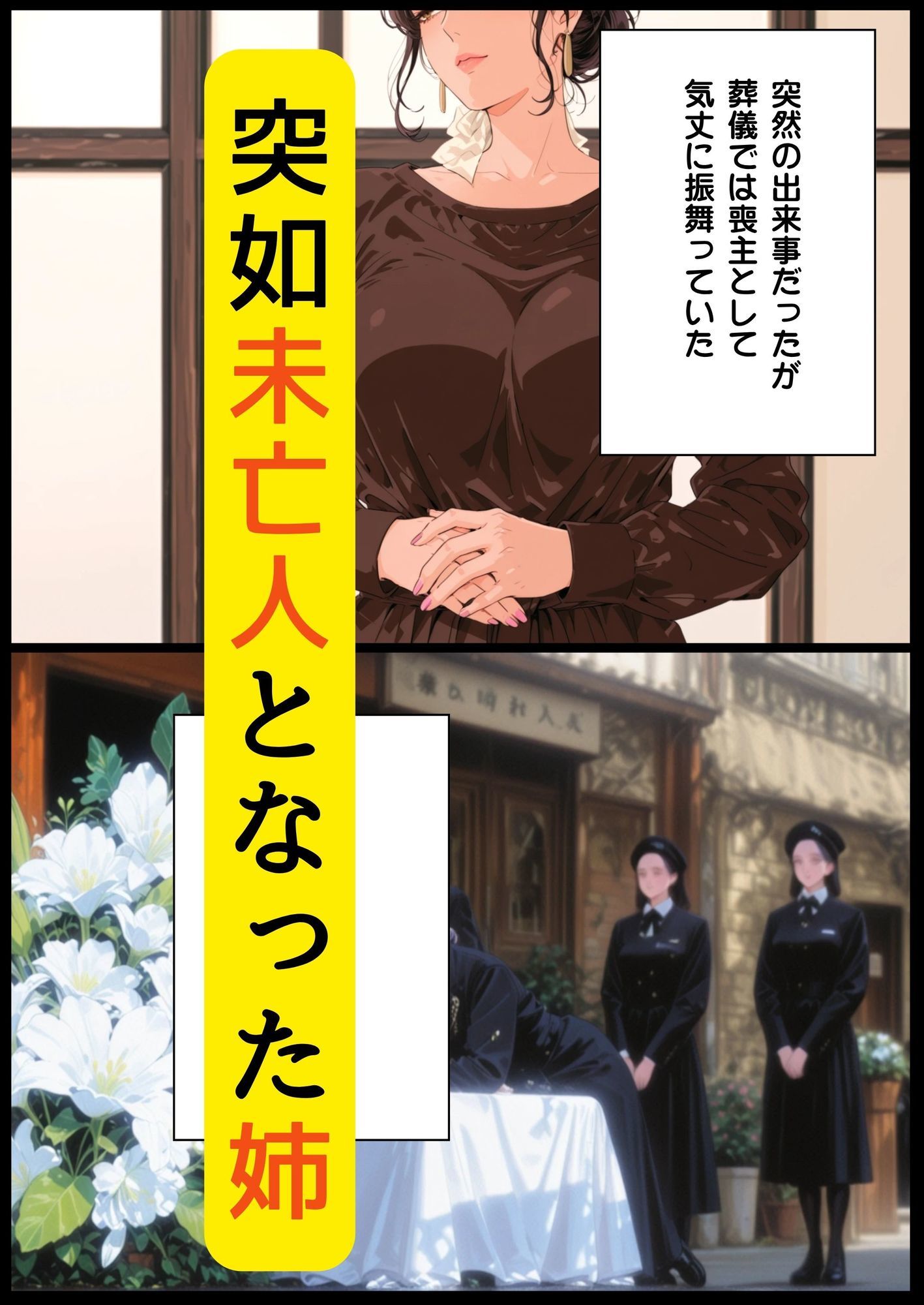 未亡人の姉に迫られた弟は サンプル1ページ目