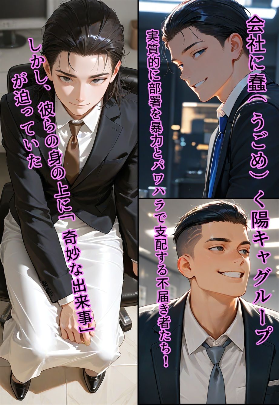 バージン・オフィス  〜職場の男たちが、全員ウェディングドレスの処女になった日〜 サンプル2ページ目