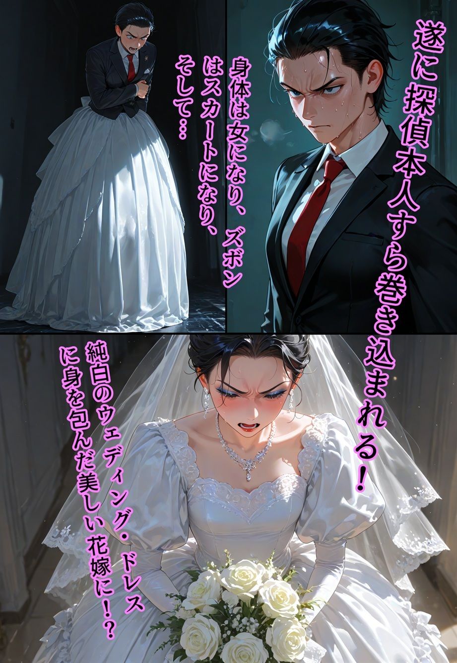 バージン・オフィス  〜職場の男たちが、全員ウェディングドレスの処女になった日〜 サンプル7ページ目