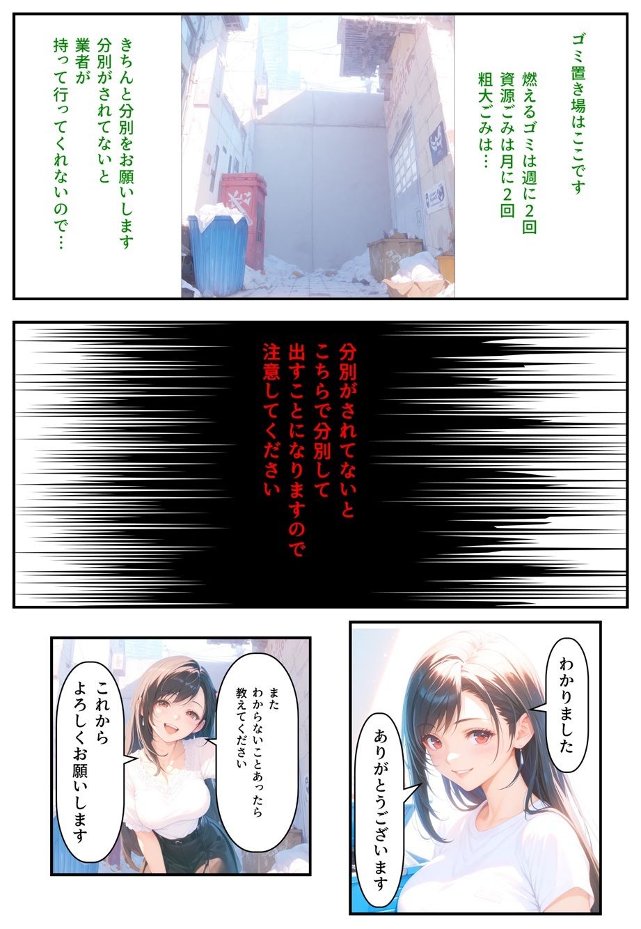 隣に可愛い子が引っ越して来たからゴミをあさってみた結果 梨佐亜美子編 サンプル4ページ目