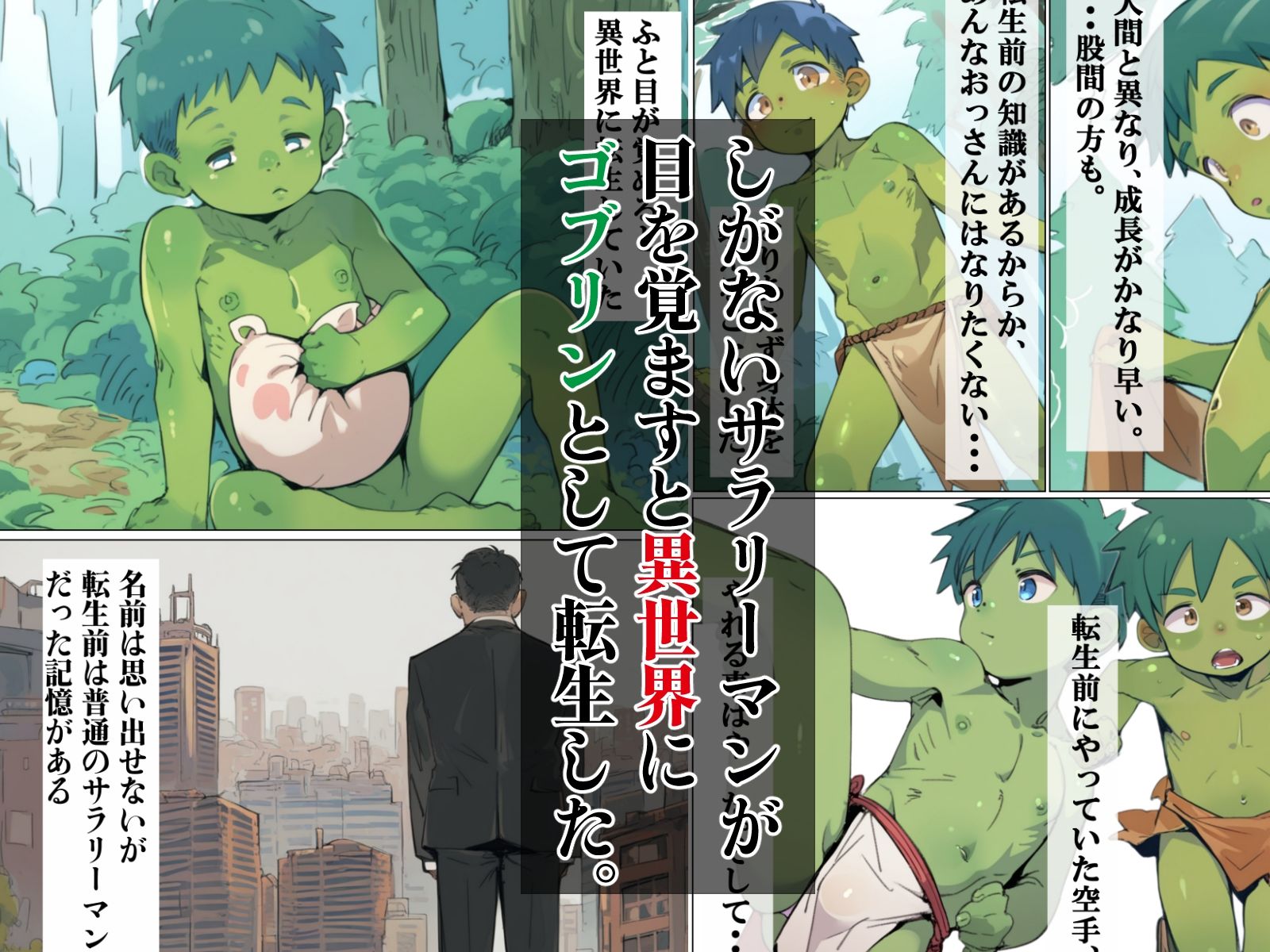 ゴブリンに転生したのでエルフ犯してみた サンプル1ページ目