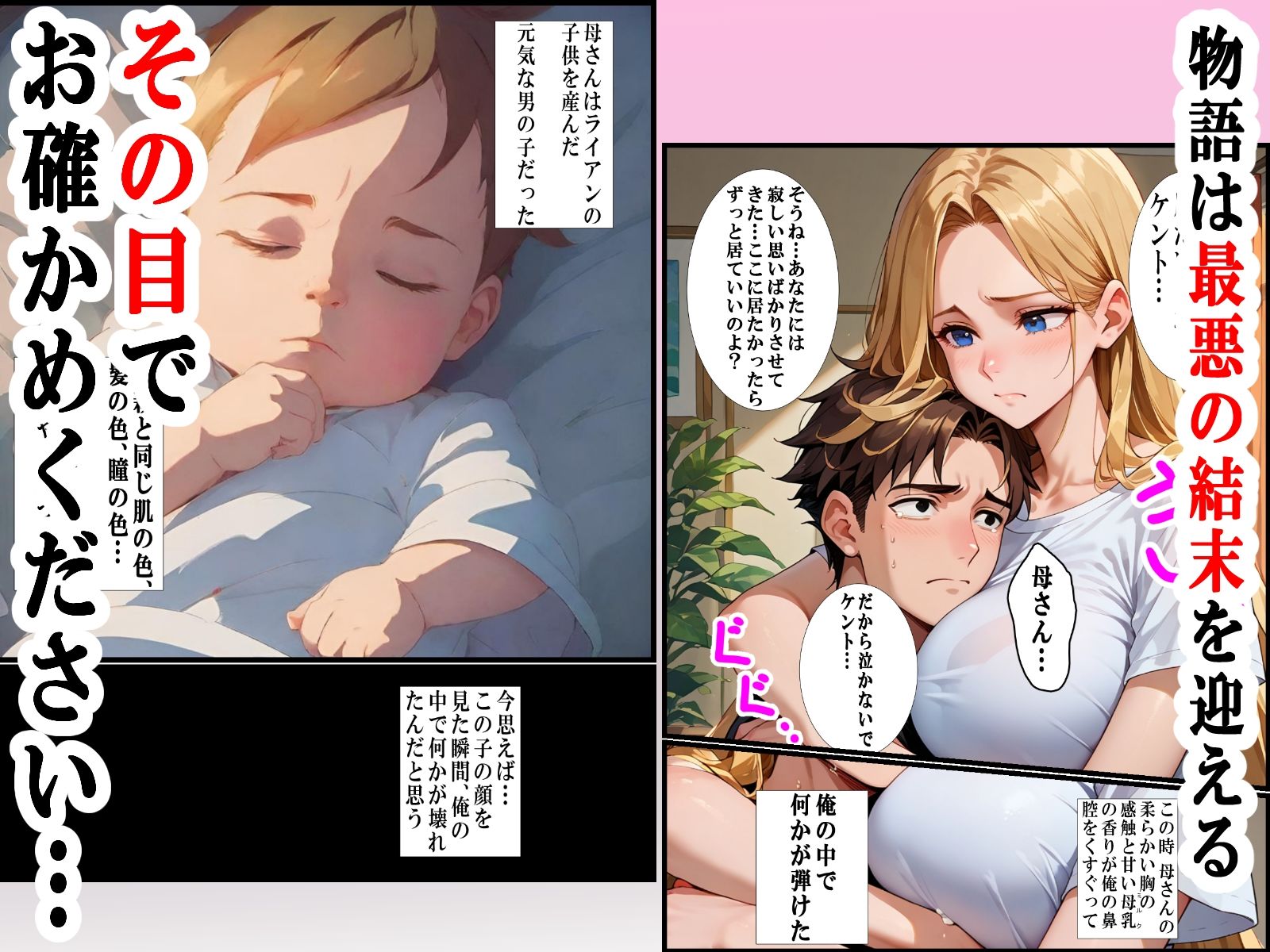 母の子宮を奪われる〜俺の金髪白人母を孕ませたのはクラスの同級生でした サンプル10ページ目