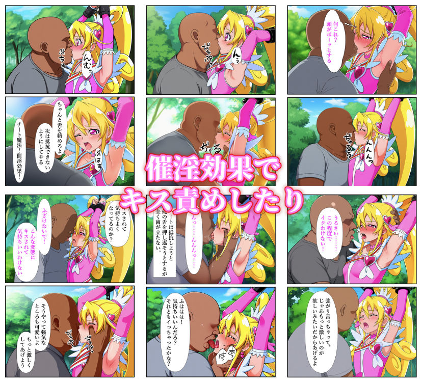 チートおじに敗北したハート 〜あらゆる魔法で何度も絶頂させられて〜 サンプル3ページ目