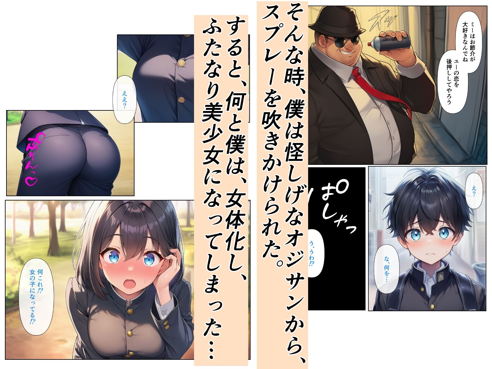 男の僕が女体化ふたなり美少女になったら、憧れの幼なじみに溺愛ラブラブエッチさせられた話 サンプル3ページ目