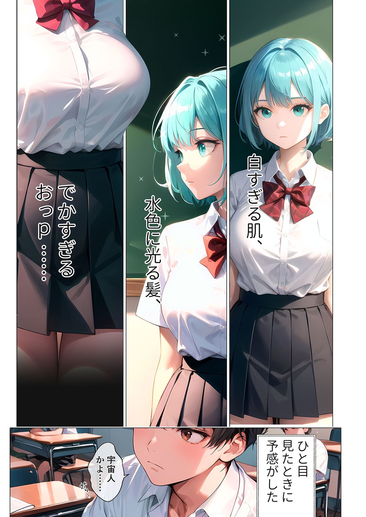 巨乳な××生にヤリたい放題 合冊版 サンプル2ページ目