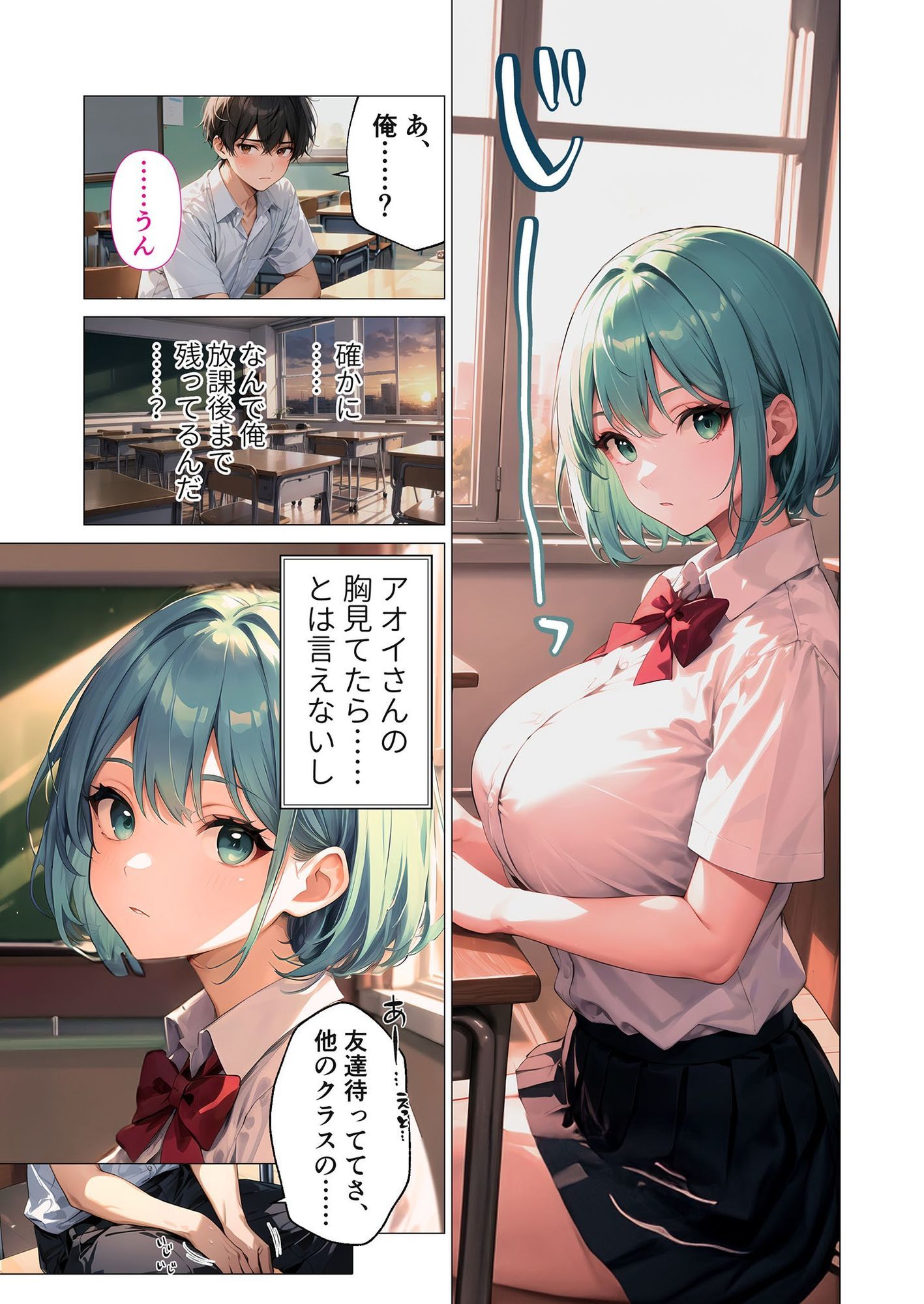 巨乳な××生にヤリたい放題 合冊版 サンプル8ページ目
