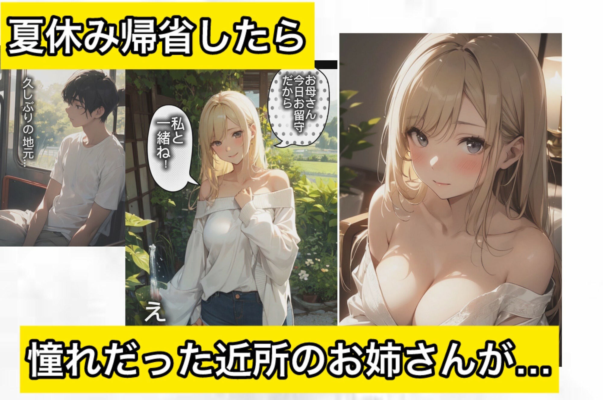 姉さんの服装は、少しずるい サンプル1ページ目